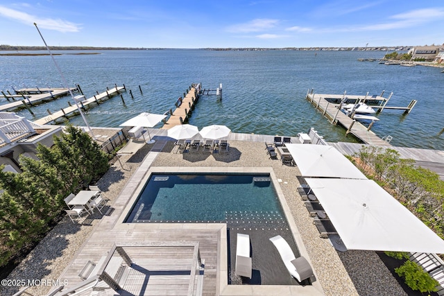 948 Lagoon Ln S, Mantoloking, NJ 08738 - dock area with a water view