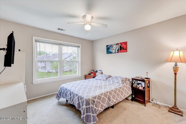 82 Briarwood Ct, Howell, NJ 07731 - carpeted bedroom with baseboards and a ceiling fan