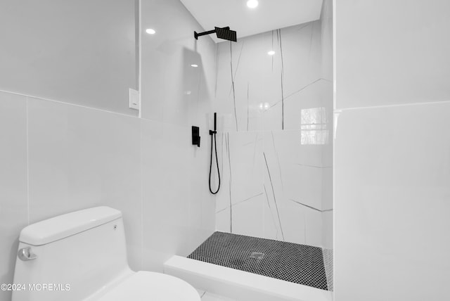 6 Afton Rd, Jackson, NJ 08527 - full bath with toilet, walk in shower, and recessed lighting
