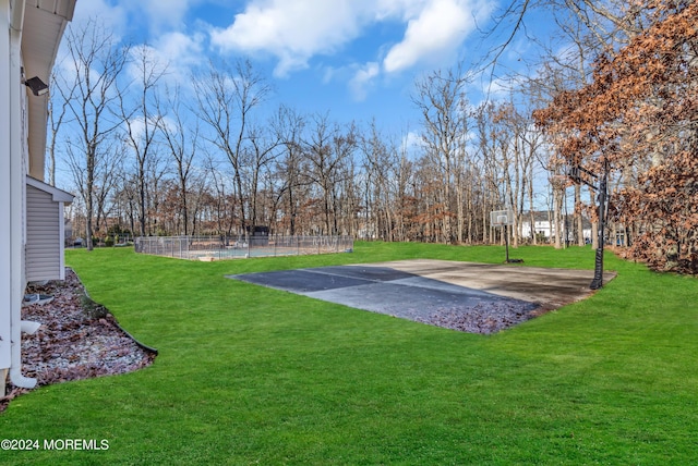 6 Afton Rd, Jackson, NJ 08527 - view of yard featuring basketball court
