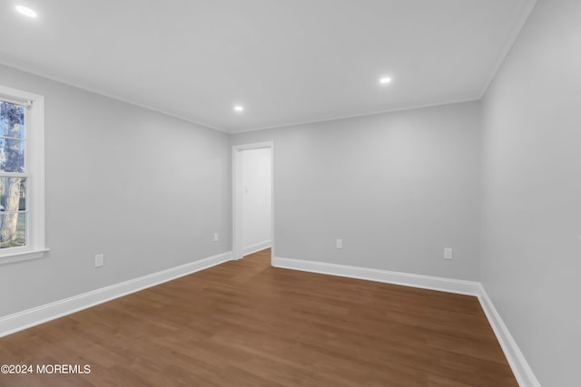 6 Afton Rd, Jackson, NJ 08527 - unfurnished room featuring wood finished floors, baseboards, recessed lighting, and ornamental molding