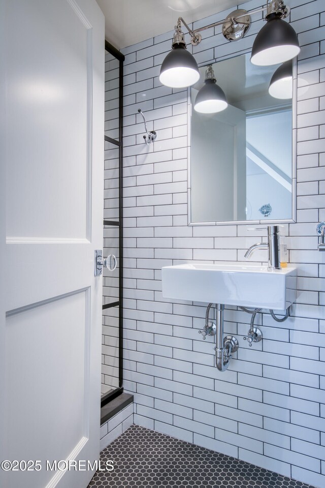 0 Wilson Cir, Rumson, NJ 07760 - bathroom with a sink and tile patterned floors
