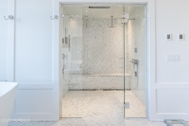 0 Wilson Cir, Rumson, NJ 07760 - full bath featuring a stall shower and a freestanding bath