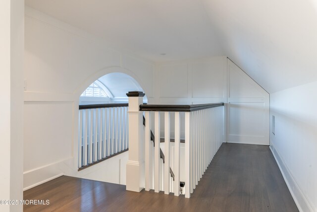 0 Wilson Cir, Rumson, NJ 07760 - additional living space featuring dark wood-style floors and lofted ceiling