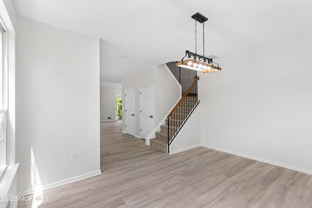 52 Straton Ct Unit 1006, Parlin, NJ 08859 - entryway with light wood-style floors, baseboards, and stairway