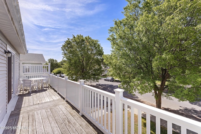 view of deck