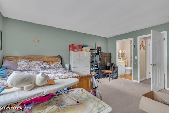 707 Zlotkin Cir Unit 7, Freehold, NJ 07728 - bedroom featuring carpet, ensuite bathroom, and baseboards