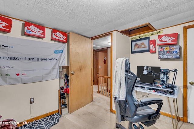 34 Bowne Ave, Freehold, NJ 07728 - home office with baseboards and concrete floors