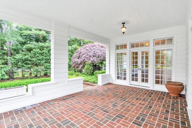 view of patio / terrace with french doors