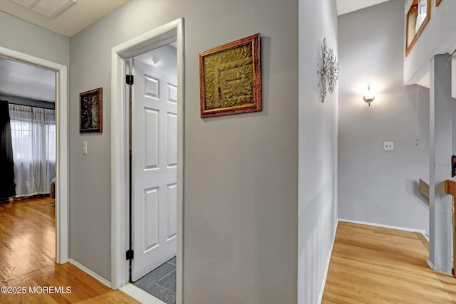 22 Cloverleaf Dr, Marlboro, NJ 07746 - hall with light wood-type flooring and baseboards