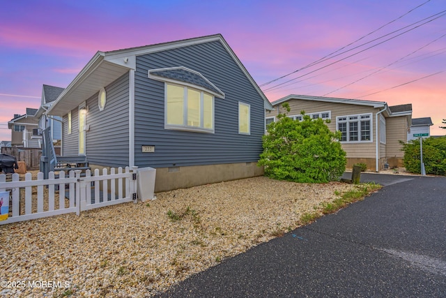 233 Harbor Dr, Lavallette, NJ 08735 - view of home's exterior with fence and crawl space