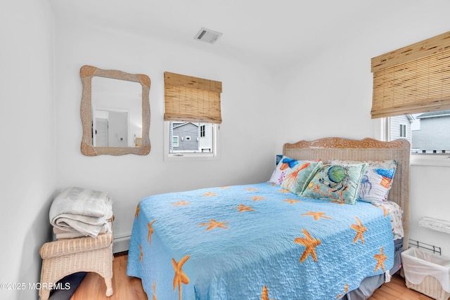 233 Harbor Dr, Lavallette, NJ 08735 - bedroom featuring wood finished floors and baseboard heating