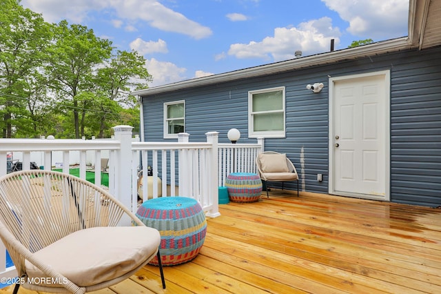 view of deck