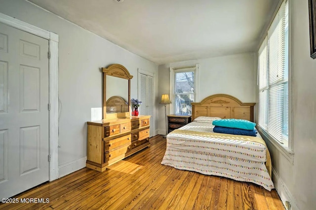 78 Navesink Ave, Highlands, NJ 07732 - bedroom with hardwood / wood-style floors and baseboards