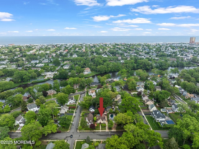 567 Deal Pkwy, Allenhurst, NJ 07711 - aerial overview of property's location featuring a nearby body of water and nearby suburban area