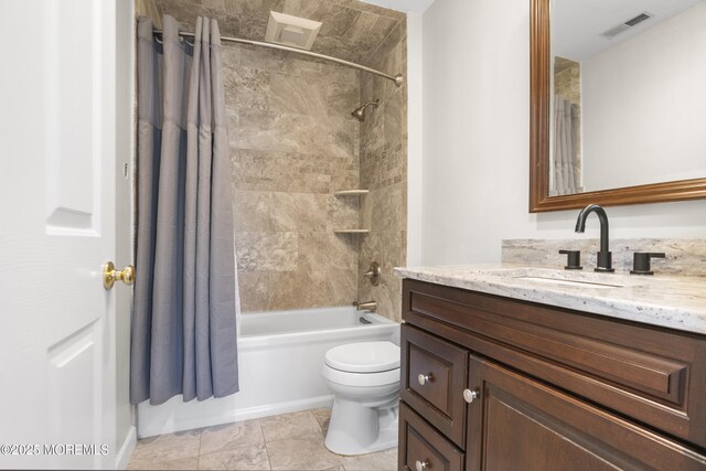 29 Jefferson Ct, Jackson, NJ 08527 - full bathroom featuring shower / bath combo, toilet, and vanity