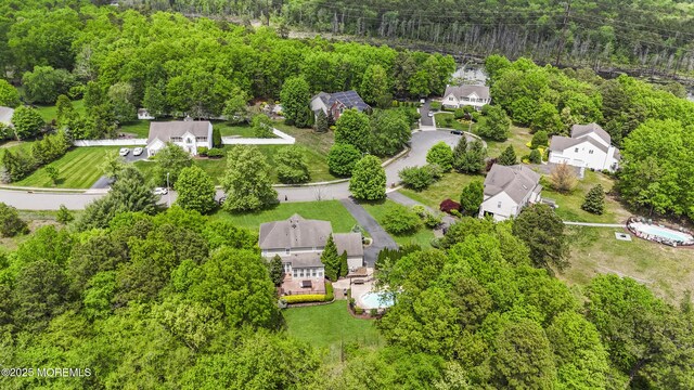 29 Jefferson Ct, Jackson, NJ 08527 - aerial view of residential area with a heavily wooded area
