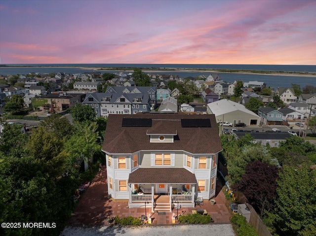57 Shore Dr, Highlands, NJ 07732 - view from above of property with a nearby body of water