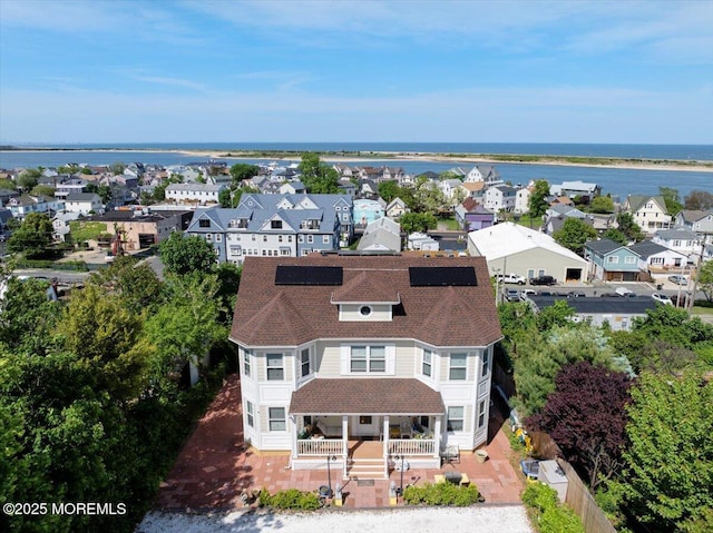 57 Shore Dr, Highlands, NJ 07732 - aerial view of residential area with a nearby body of water