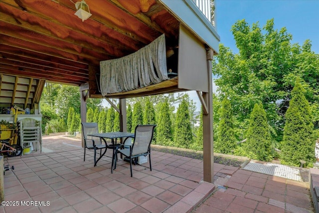 57 Shore Dr, Highlands, NJ 07732 - view of patio with outdoor dining area