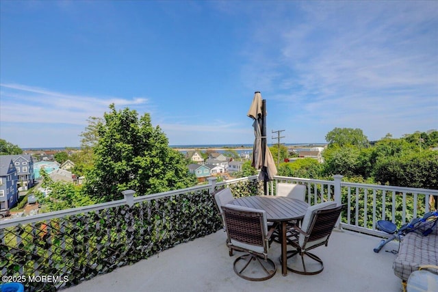 57 Shore Dr, Highlands, NJ 07732 - balcony featuring outdoor dining area