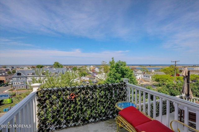 57 Shore Dr, Highlands, NJ 07732 - balcony with a residential view