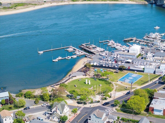 57 Shore Dr, Highlands, NJ 07732 - bird's eye view of a nearby body of water and numerous boat docks