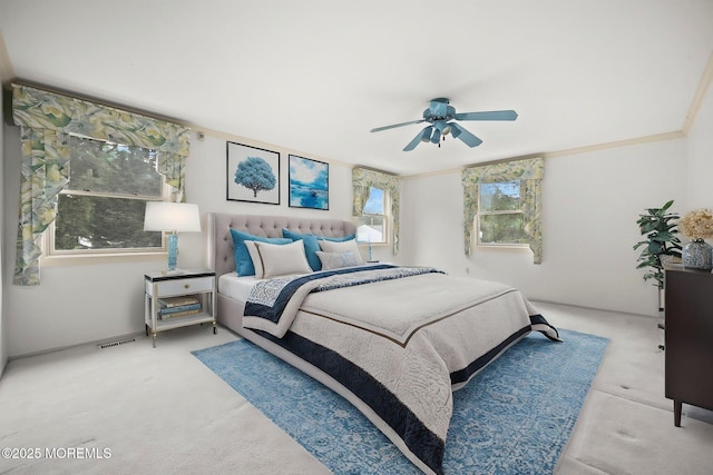 7 Colonial Ct, Manalapan, NJ 07726 - carpeted bedroom featuring a ceiling fan