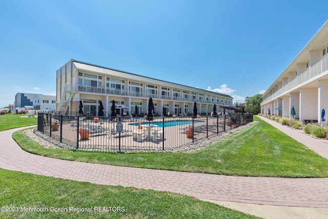 view of community pool