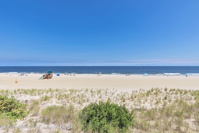 water view featuring nearby beach