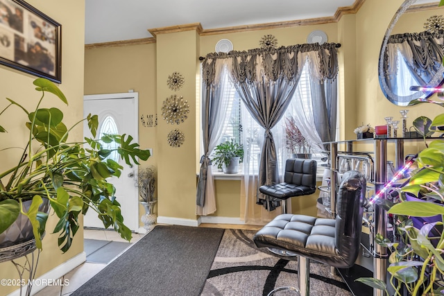 430 Myrtle Ave, Neptune Township, NJ 07753 - tiled office space with ornamental molding and baseboards