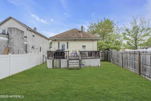 430 Myrtle Ave, Neptune Township, NJ 07753 - back of property featuring a wooden deck