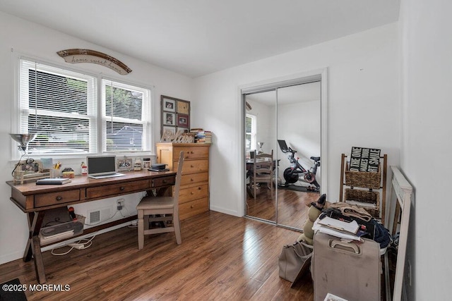 726 Hardean Rd, Brick, NJ 08724 - office area with wood finished floors and baseboards