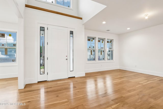 1 Foggia Way, Oceanport, NJ 07757 - entryway featuring light wood-style floors, baseboards, and recessed lighting