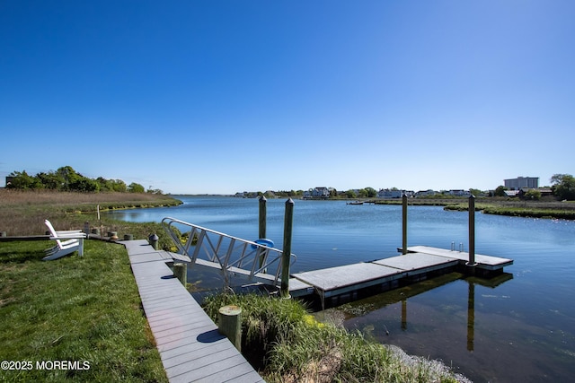 25 Meadow Ave Unit 30, Monmouth Beach, NJ 07750 - dock area with a water view