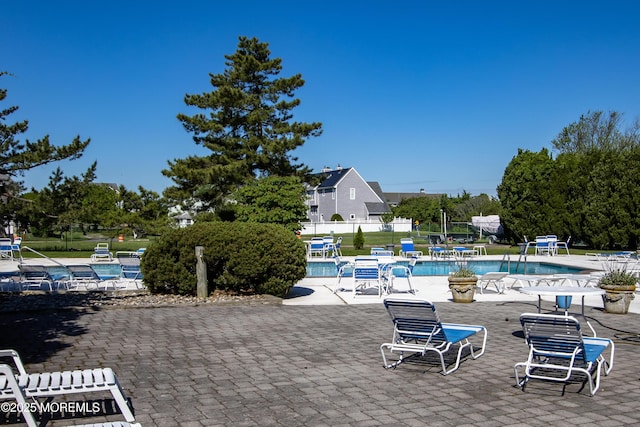 25 Meadow Ave Unit 30, Monmouth Beach, NJ 07750 - community pool featuring fence and a patio