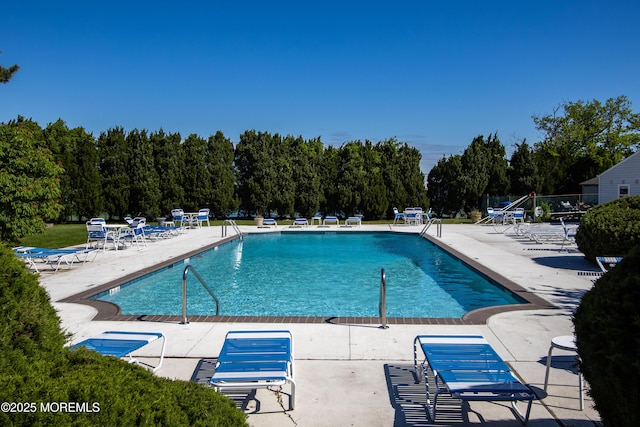 25 Meadow Ave Unit 30, Monmouth Beach, NJ 07750 - community pool featuring a patio area