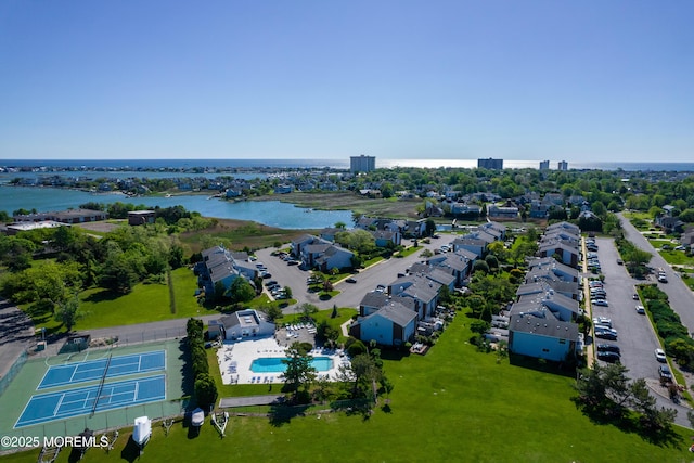 25 Meadow Ave Unit 30, Monmouth Beach, NJ 07750 - bird's eye view of a nearby body of water and a pool