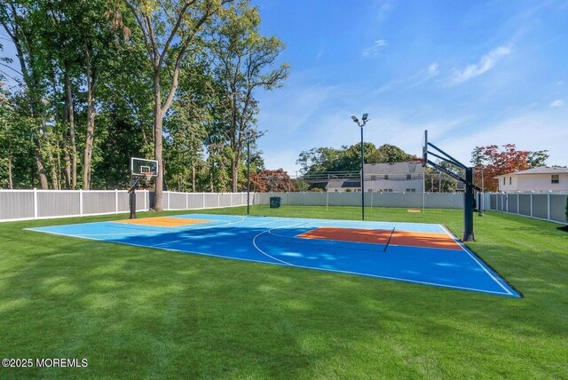 369 Norwood Ave, Long Branch, NJ 07740 - view of sport court featuring community basketball court