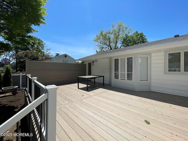 369 Norwood Ave, Long Branch, NJ 07740 - view of wooden deck