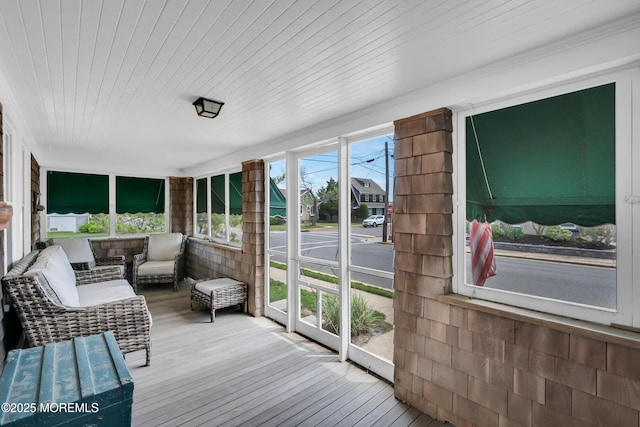 400 W Lake Ave, Bay Head, NJ 08742 - sunroom featuring an outdoor hangout area