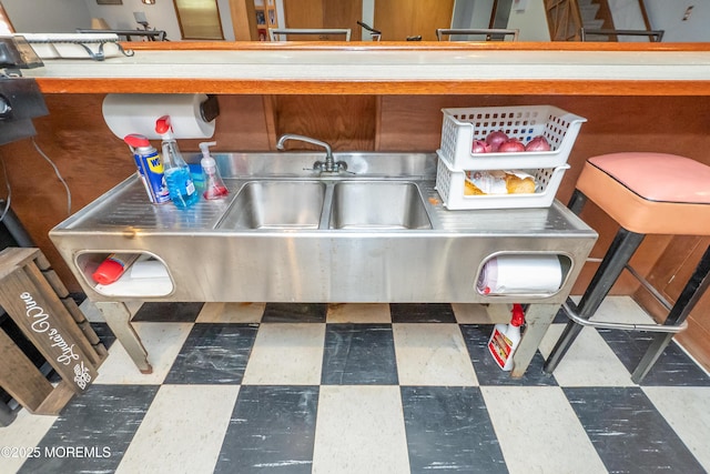 12 Hickory Dr, East Brunswick, NJ 08816 - detailed view of tile patterned floors and a sink