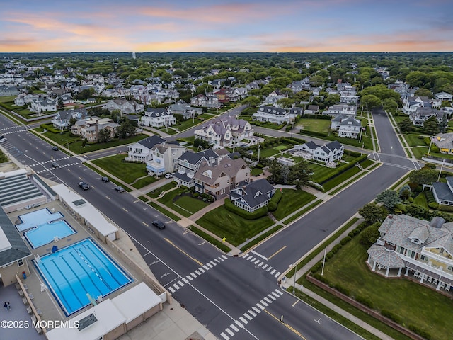 2009 Ocean Ave, Spring Lake, NJ 07762 - aerial view of residential area with a pool area