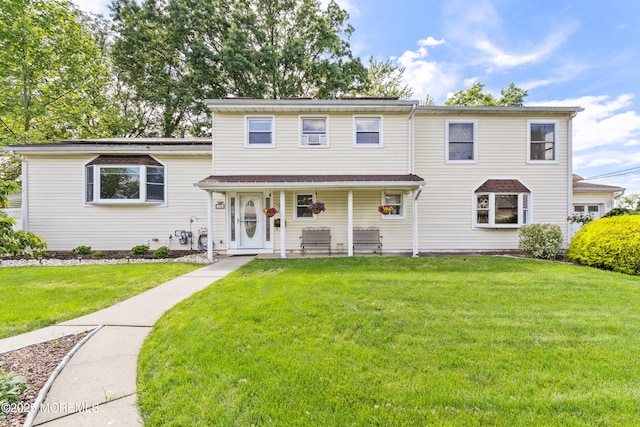 15 Creighton Cir, Old Bridge, NJ 08857 - view of front of home with a front yard and a porch