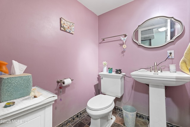 15 Creighton Cir, Old Bridge, NJ 08857 - bathroom with toilet and baseboards