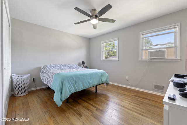 15 Creighton Cir, Old Bridge, NJ 08857 - bedroom with baseboards, light wood finished floors, and ceiling fan