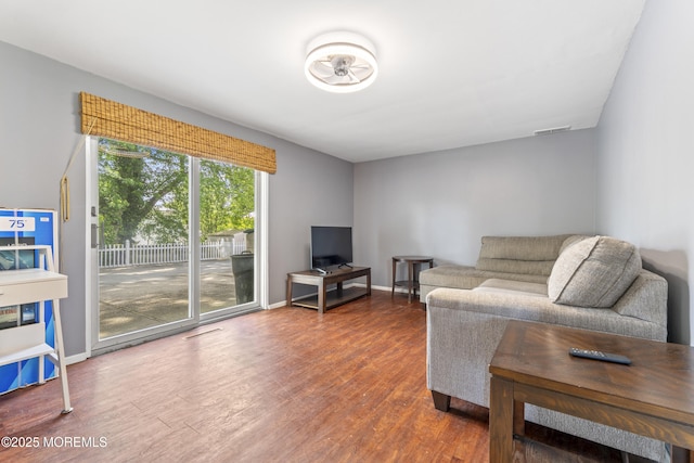 15 Creighton Cir, Old Bridge, NJ 08857 - living area featuring wood finished floors and baseboards