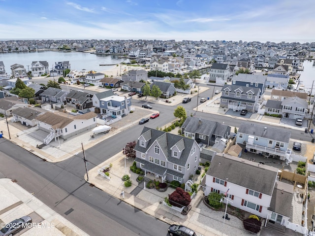 414 Hialeah Dr, Lavallette, NJ 08735 - aerial perspective of suburban area featuring a nearby body of water