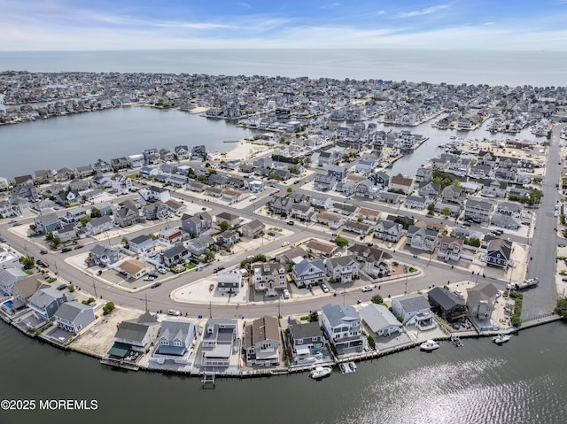 414 Hialeah Dr, Lavallette, NJ 08735 - aerial overview of property's location featuring nearby suburban area and a large body of water