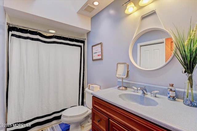55 Yorktowne Dr, Manalapan, NJ 07726 - bathroom with vanity and toilet